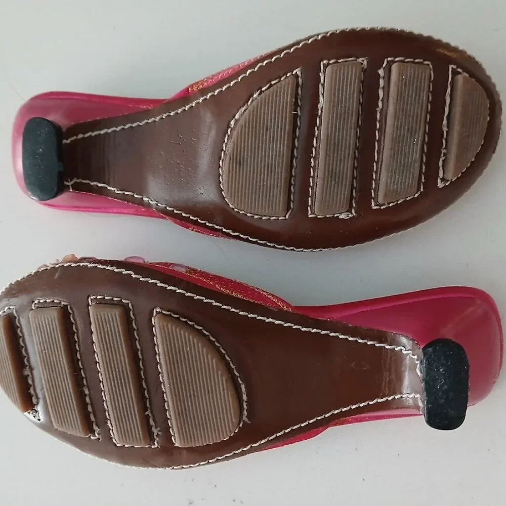 Fabuous Pink Jeweled Little Girl Mules by Josmo